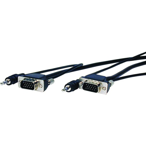 12FT MICRO VGA HD15 M/M & AUDIO