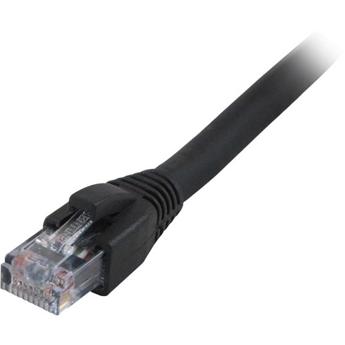 50FT CAT6 BLACK SNAGLESS PATCH