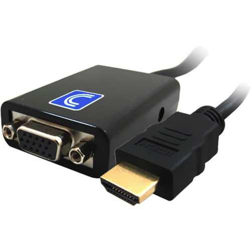 4IN HDMI A MALE TO VGA FEMALE