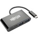 USB C HUB ADAPTER PORTABLE W 2X 