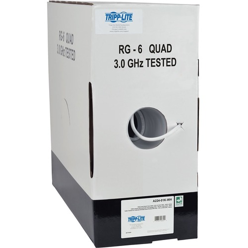 1000FT QUAD-SHIELD COAX CABLE
