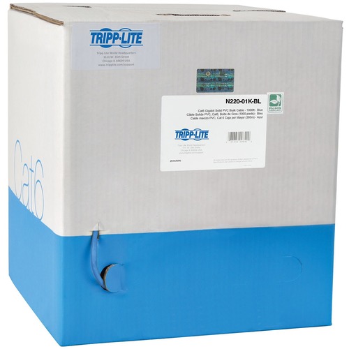 1000FT BULK CAT6 BLUE GIGABIT