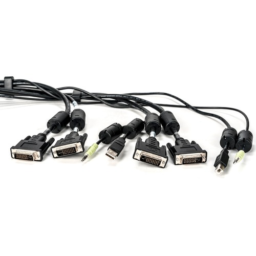 10FT USB KEYB MOUSE & DUAL