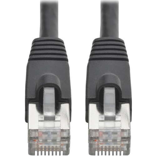 25FT CAT6A BLACK SNAGLESS