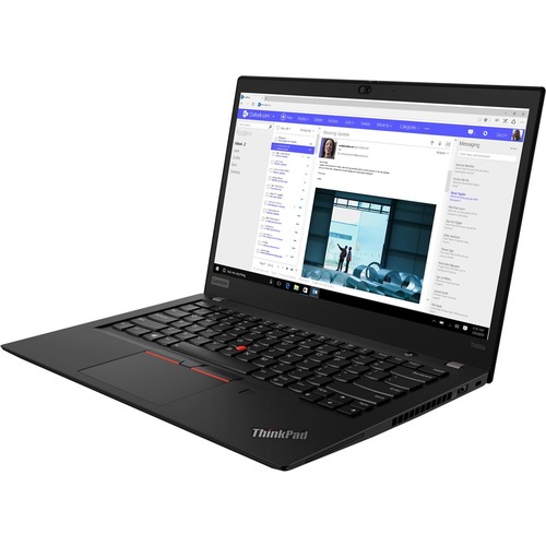 Lenovo ThinkPad T495s 20QJ0009US 14" Notebook - 1920 x 1080 - AMD Ryzen 7 3700U Quad-core (4 Core) 2.30 GHz - 8 GB RAM - 256 GB SSD - Black