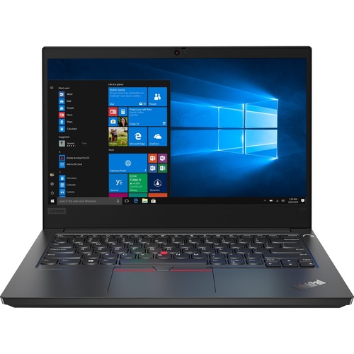 Lenovo ThinkPad E14 20RA0051US 14" Notebook - 1920 x 1080 - Intel Core i3 (10th Gen) i3-10110U Dual-core (2 Core) 2.10 GHz - 4 GB RAM - 500 GB HDD - Black - Win 10 Pro