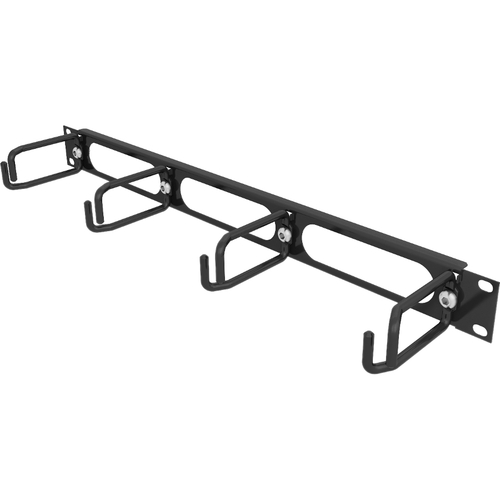 1U HORIZONTAL CABLE MANAGER W/