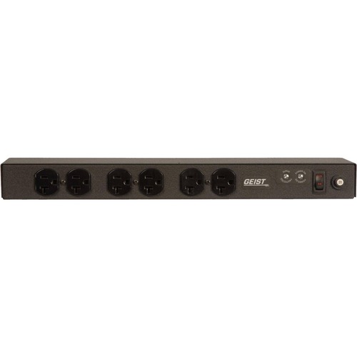 PDU BASIC SURGE 1U 20A 120V (6)