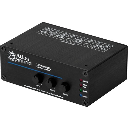 3X1 MIC/LINE MIXER