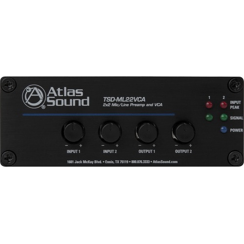 2X2 MIC/LINE PREAMP AND VCA