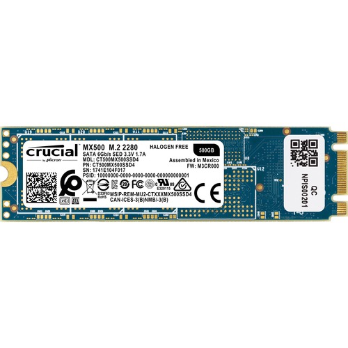 Crucial MX500 500 GB M.2-2280 SATA Solid State Drive