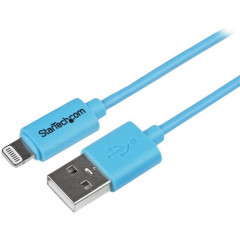 1 m (3 ft.) Lightning to USB Cable - iPhone / iPad / iPod Charger Cable - High Speed Charging Lightning to USB Cable - Apple MFi Certified - Blue