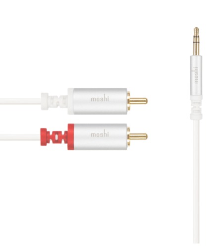 3.5mm to RCA Stereo Cable - White