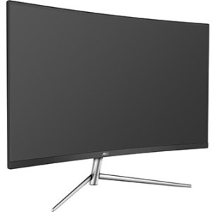 AOC C32V1Q 31.5" Full HD Curved Screen LCD Monitor - 16:9 - Black, Silver