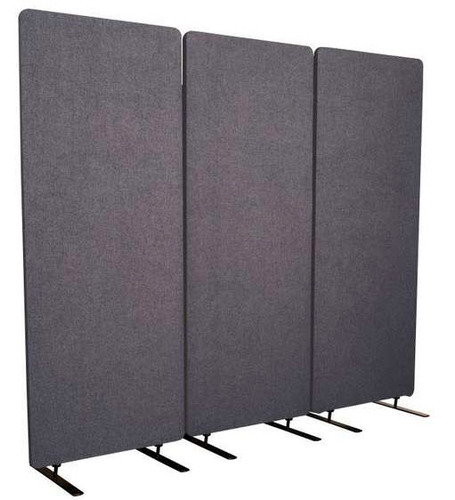 72 inch x 66 inch Acoustic Room Divider - 3pk - Midnight Blue