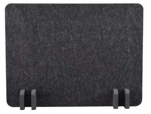 21 inch Free Standing Desk Divider - Castle Gray