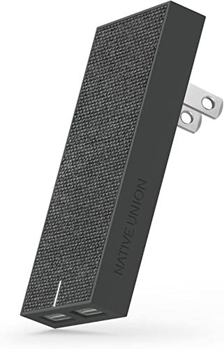 Dual USB Smart Charger - Slate Gray