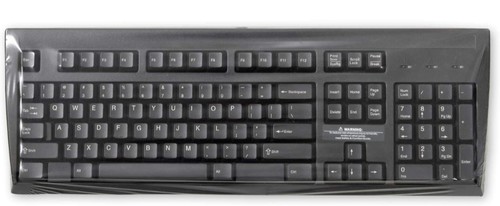 Shower-Cap Style Sanitizable Universal Waterproof Keyboard Cover for Desktop Keyboard with Numeric Keypad - 3 Pack