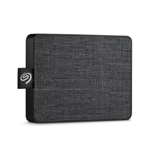 Seagate One Touch STJE500400 500 GB Portable Solid State Drive - External - Black