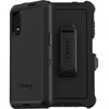 OtterBox Defender Carrying Case (Holster) Samsung Galaxy XCover Pro Smartphone - Black - Scrape Resistant, Drop Resistant, Dirt Resistant Port, Bump Resistant, Dust Resistant Port, Lint Resistant Port - Synthetic Rubber Cover, Polycarbonate Holster, Polycarbonate Shell - Belt Clip