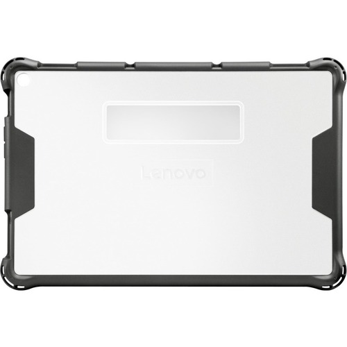 Lenovo 10e Chromebook Tablet Protective Case - For Lenovo 10e Tablet - Black, Clear - Shock Proof, Bump Resistant, Drop Resistant - Polycarbonate, Thermoplastic Polyurethane (TPU)