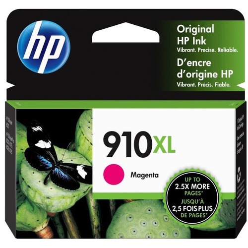 HP 910XL Ink Cartridge - Magenta - Inkjet - High Yield - 825 Pages - 1 Each