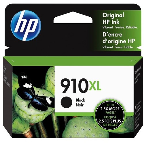 HP 910XL Ink Cartridge - Black - Inkjet - High Yield - 825 Pages - 1 Each