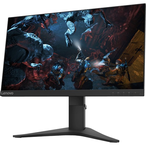 Lenovo G25-10 24.5&quot; Full HD WLED Gaming LCD Monitor - 16:9 - Raven Black - Twisted nematic (TN) - 1920 x 1080 - 16.7 Million Colors - FreeSync - 400 Nit Peak, 320 Nit Typical - 1 ms Extreme Mode - 120 Hz Refresh Rate - HDMI - DisplayPort