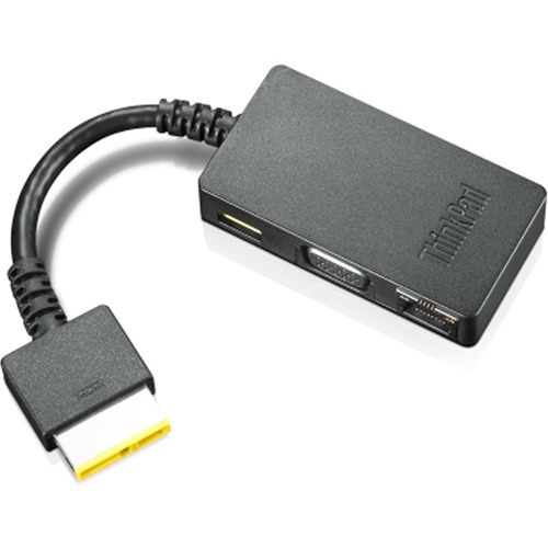 Lenovo ThinkPad OneLink Adapter - Video/Power/Network Cable for Network Device, Video Device, Notebook - First End: 1 x Male Proprietary Connector - Second End: 1 x RJ-45 Female Network, Second End: 1 x HD-15 Female VGA, Second End: 1 x Female Power