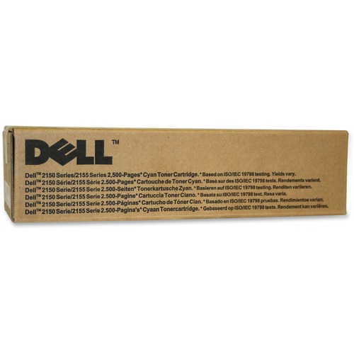 Dell 769T5 Original Toner Cartridge - Laser - 2500 Pages - Cyan - 1 Each
