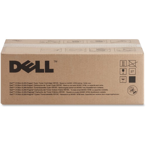 Dell H513C Original Toner Cartridge - Laser - 9000 Pages - Cyan - 1 Each