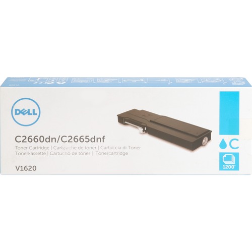 Dell Toner Cartridge - Laser - High Yield - 1200 Pages - Cyan - 1 / Pack