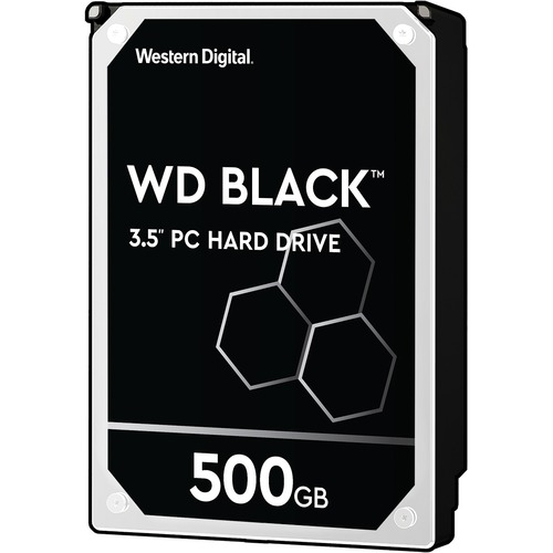 WD Caviar Black WD5003AZEX 500 GB Hard Drive - 3.5&quot; Internal - SATA (SATA/600) - 7200rpm - 5 Year Warranty