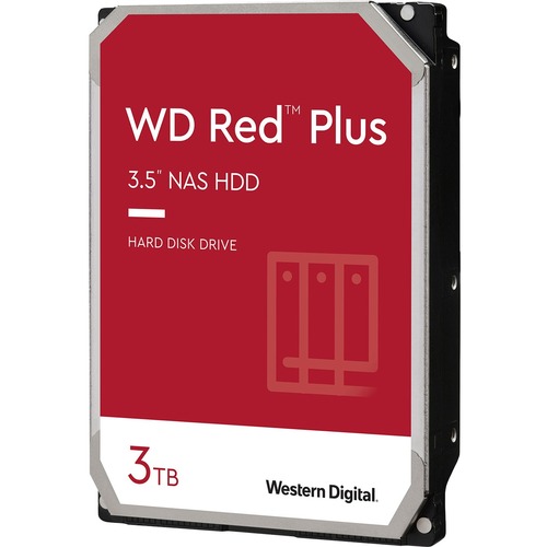 WD Red WD30EFRX 3 TB Hard Drive - 3.5&quot; Internal - SATA (SATA/600) - Storage System Device Supported - 5400rpm - 3 Year Warranty