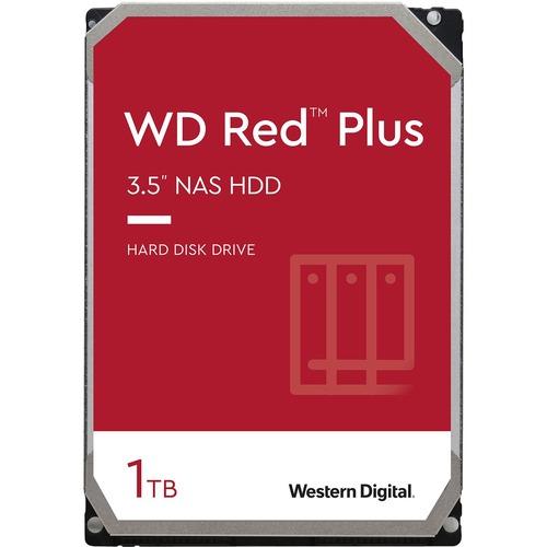 WD Red WD10EFRX 1 TB Hard Drive - 3.5&quot; Internal - SATA (SATA/600) - Storage System Device Supported - 5400rpm - 3 Year Warranty