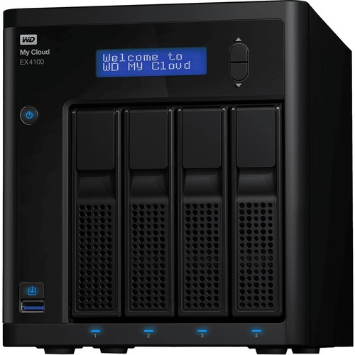 WD My Cloud Expert Series NAS - 1 x Marvell ARMADA 388 Dual-core (2 Core) 1.60 GHz - 4 x HDD Supported - 4 x HDD Installed - 40 TB Installed HDD Capacity - 2 GB RAM DDR3 SDRAM - RAID Supported 0, 1, 5, 10, 5+Hot Spare, JBOD - 4 x Total Bays - 4 x 3.5&quot; Bay - Gigabit Ethernet - 3 USB Port(s) - 3 USB 3.0 Port(s) - Network (RJ-45) - iSCSI, NTP, Bonjour, HTTP, HTTPS, SNMPv2, DDNS, DHCP, IPv4, IPv6, SSH, ... - Desktop