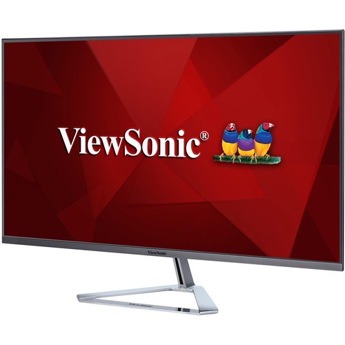 Viewsonic Ultra Slim VX3276-2K-MHD 32" WQHD LED LCD Monitor - 16:9 - Silver - 2560 x 1440 - 1.07 Billion Colors - 250 Nit - 4 ms - HDMI - DisplayPort