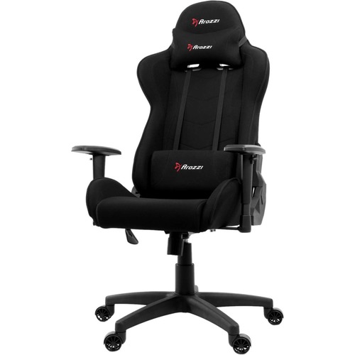 Arozzi Forte Gaming Chair - For Gaming - Metal, Fabric, Foam - Black