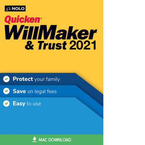Quicken WillMaker & Trust 2021 (Mac - Download)