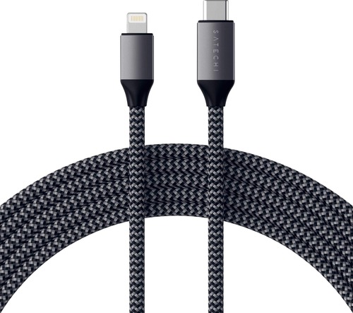 Satechi Type-C to Lightning Charging Cable - Space Gray