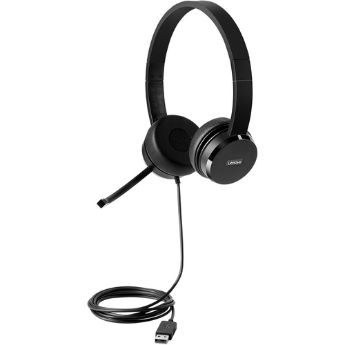 Lenovo 100 Headset - Stereo - USB - Wired - Over-the-head - Binaural