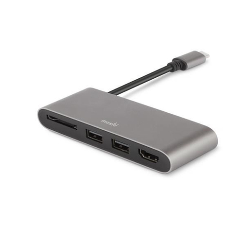 Moshi USB-C Multimedia Adapter - Titanium Gray