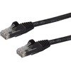 StarTech.com 2ft CAT6 Ethernet Cable - Black Snagless Gigabit CAT 6 Wire - 100W PoE RJ45 UTP 650MHz Category 6 Network Patch Cord UL/TIA