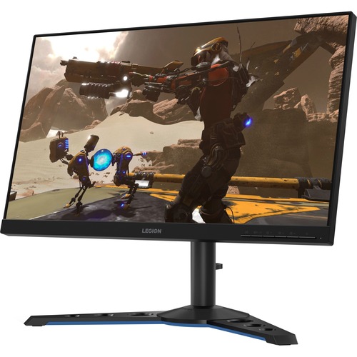 Lenovo Legion Y25-25 24.5&quot; Full HD WLED Gaming LCD Monitor - 16:9 - Raven Black - 25&quot; Class - In-plane Switching (IPS) Technology - 1920 x 1080 - 16.7 Million Colors - FreeSync Premium - 400 Nit Typical - 1 ms Extreme Mode - 240 Hz Refresh Rate - HDMI - DisplayPort - USB Hub