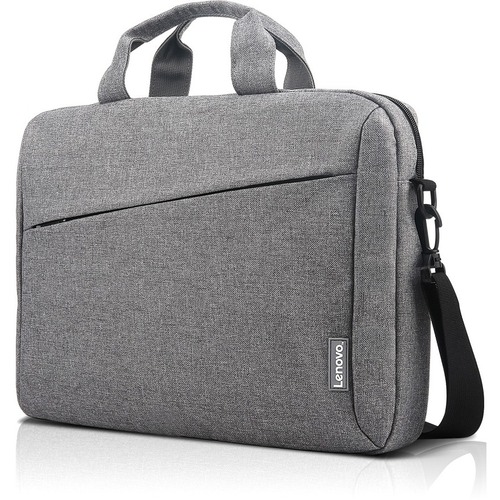 Lenovo T210 Carrying Case for 15.6&quot; Notebook - Gray - Water Resistant - Polyester, Quilt Back Panel - Handle, Luggage Strap - 15.7&quot; Height x 11.8&quot; Width x 2.2&quot; Depth