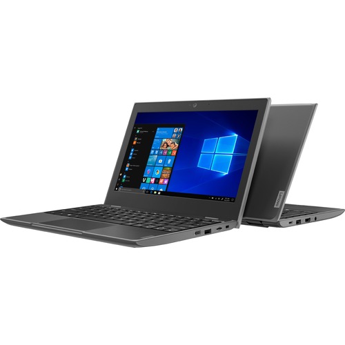 Lenovo 100e Windows 2nd Gen 81M80041US 11.6&quot; Netbook - HD - 1366 x 768 - Intel Celeron N4120 Quad-core (4 Core) 1.10 GHz - 4 GB RAM - 64 GB Flash Memory - Black - Windows 10 Pro Education - Intel UHD Graphics 600 - Twisted nematic (TN) - English Keyboard - 10 Hour Battery Run Time - IEEE 802.11ac Wireless LAN Standard