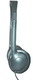 AE-711 On-Ear Headphones Black - Mini-phone (3.5mm) - Wired - 6 ft Cable 