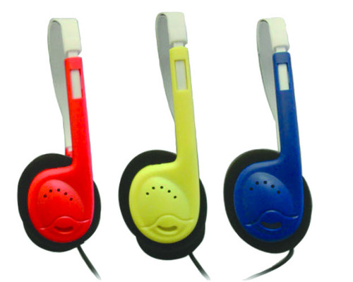 AE-812 Auto Sound Limiting On-Ear Headphones - Blue