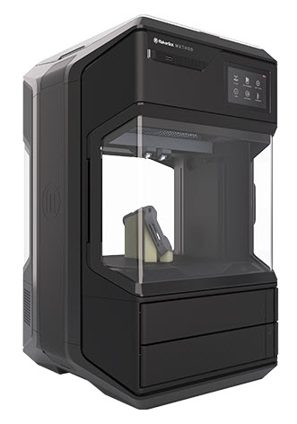 MakerBot 3D Printer - Fused Deposition Modeling - Double Jet - 15.7 mil Layer - 68.9 mil Filament - Polylactic Acid (PLA), Polyvinyl Alcohol (PVA), Polyethylene Terephthalate (PET) Supported - Network (RJ-45) - Wireless LAN