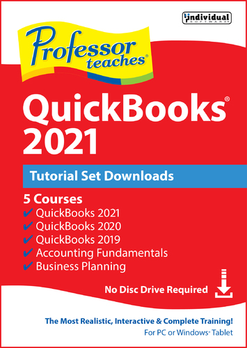 Professor Teaches QuickBooks 2021 - Tutorial Set (Win - Download)